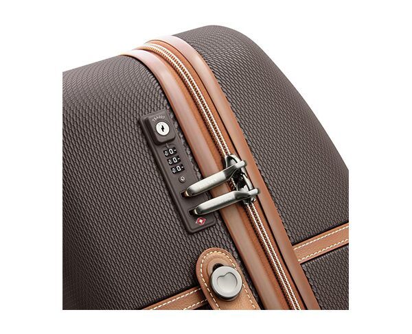 Delsey 67cm Chatelet Air 4 Double-Wheel Trolley Suitcase - Chocolate